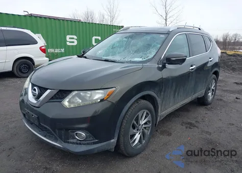 2015 Nissan Rogue Sl z USA, uszkodzony, nr VIN 5N1AT2MV0FC879953